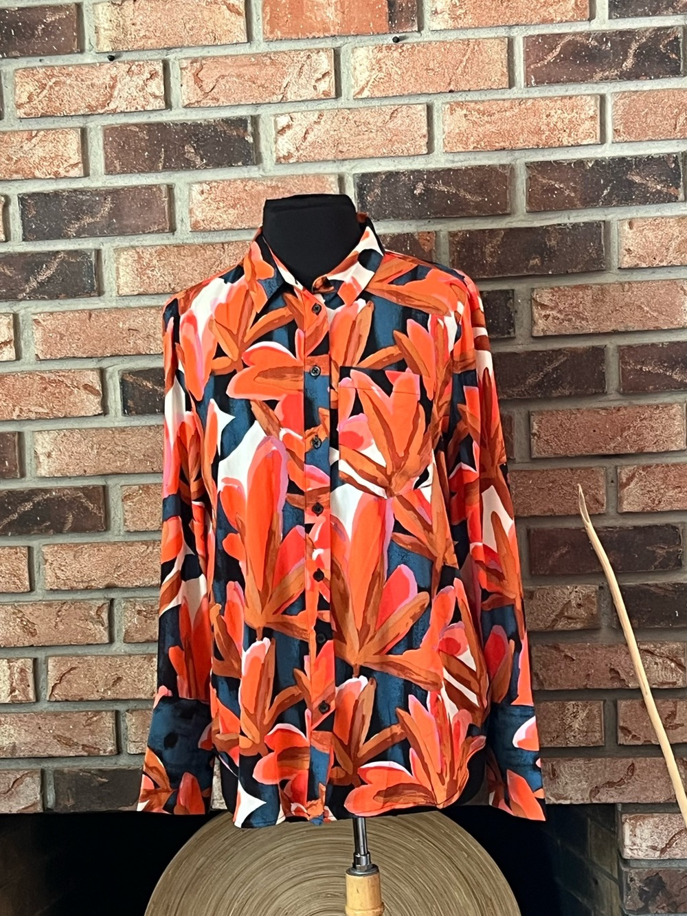 Who What Wear Floral Blouse